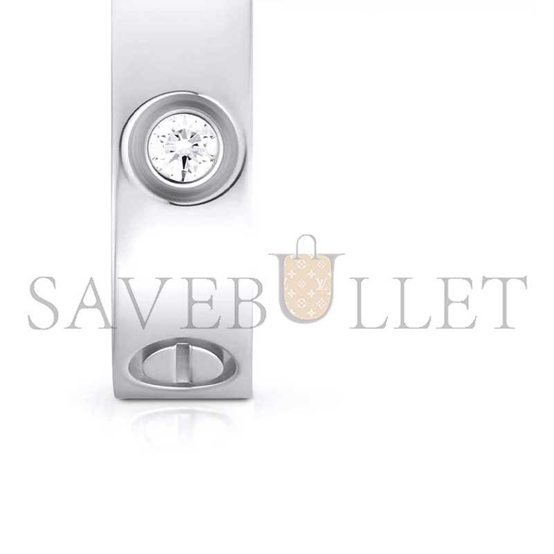 CARTIER LOVE RING, CLASSIC MODEL, 3 DIAMONDS CRB4032500